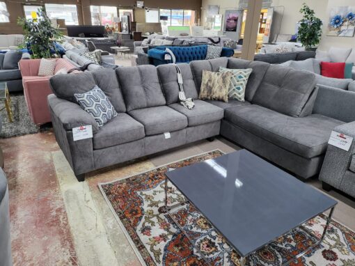 Hondo Charcoal Sectional Configuration With Sofa And Chaise