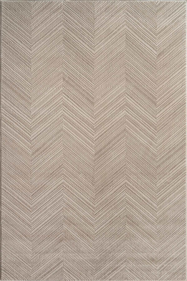 Ivory Beige Contemporary Rug - Image 2
