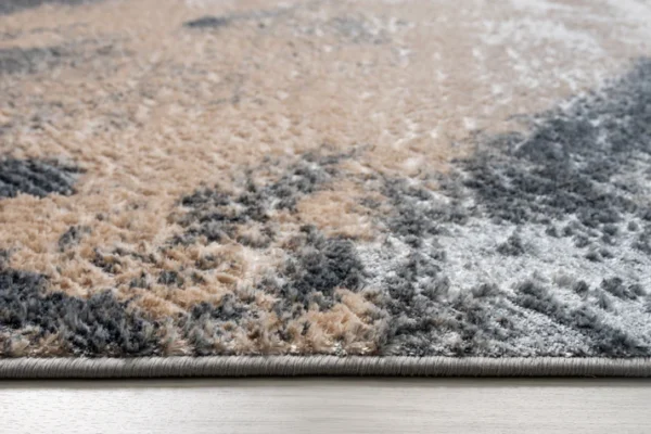 Beige Brown Metalic Contemporary Rug - Image 4