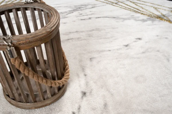 Grey Gold Luxury Contemporary Rug - Image 5