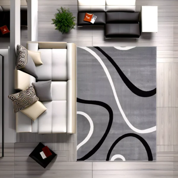 Turkish-Light-Gray-Spirals-Contemporary-Rug
