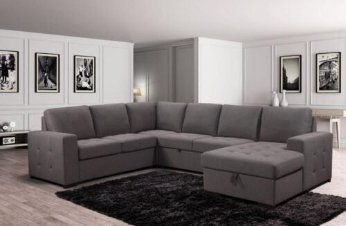 Haven Bed Sleeper Sectional Sofa with Storage Chaise