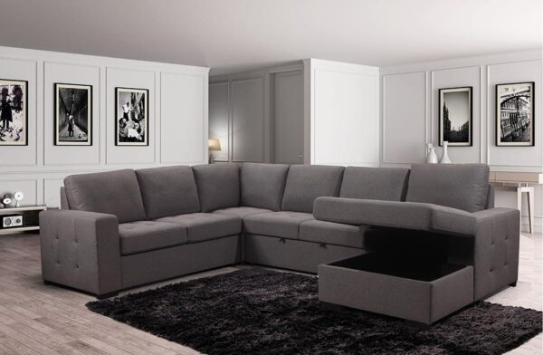 Haven Bed Sleeper Sectional Sofa with Storage Chaise - Image 2